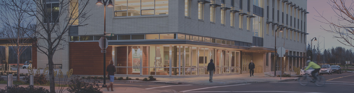 Image of NWCU's Support Center in Downtown Eugene